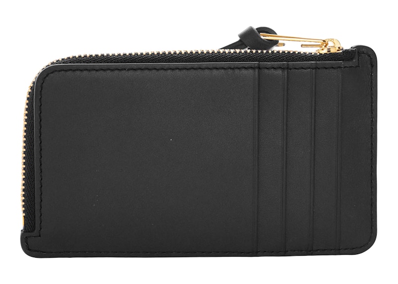 Order LOEWE 黑色光面小牛皮浮雕硬币卡包