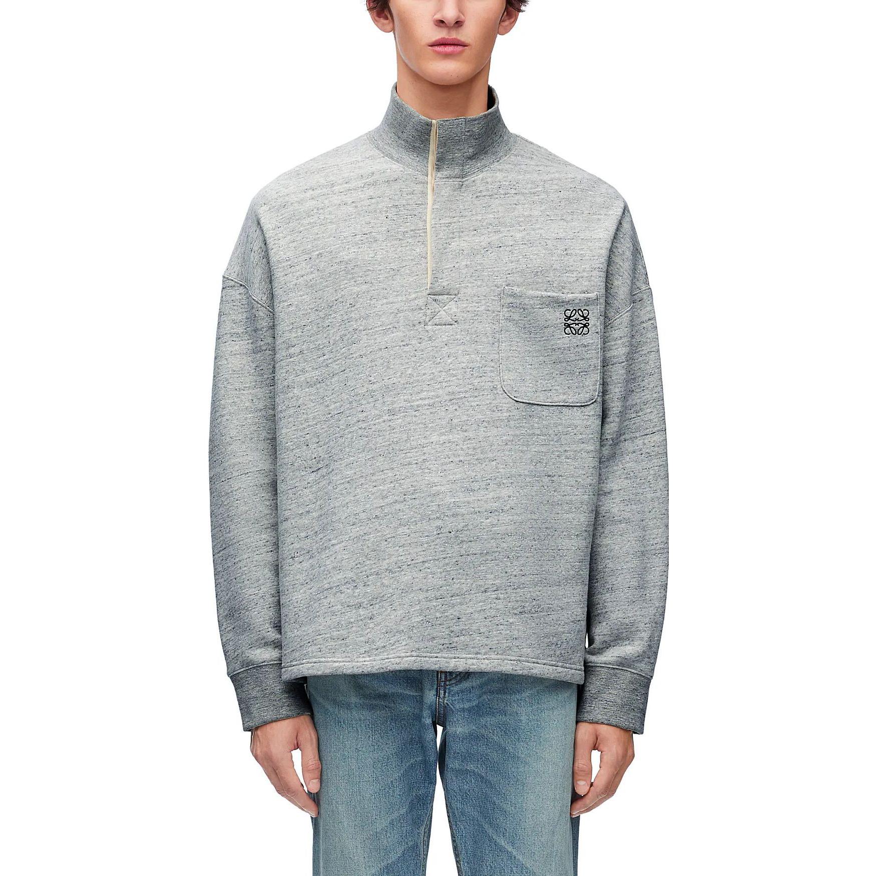 Lookbook LOEWE 男款刺繡高領休閒運動衫 H526Y24X30-1440