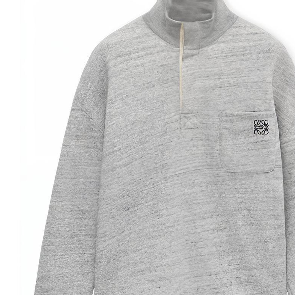 Details for LOEWE 男款刺繡高領休閒運動衫 H526Y24X30-1440