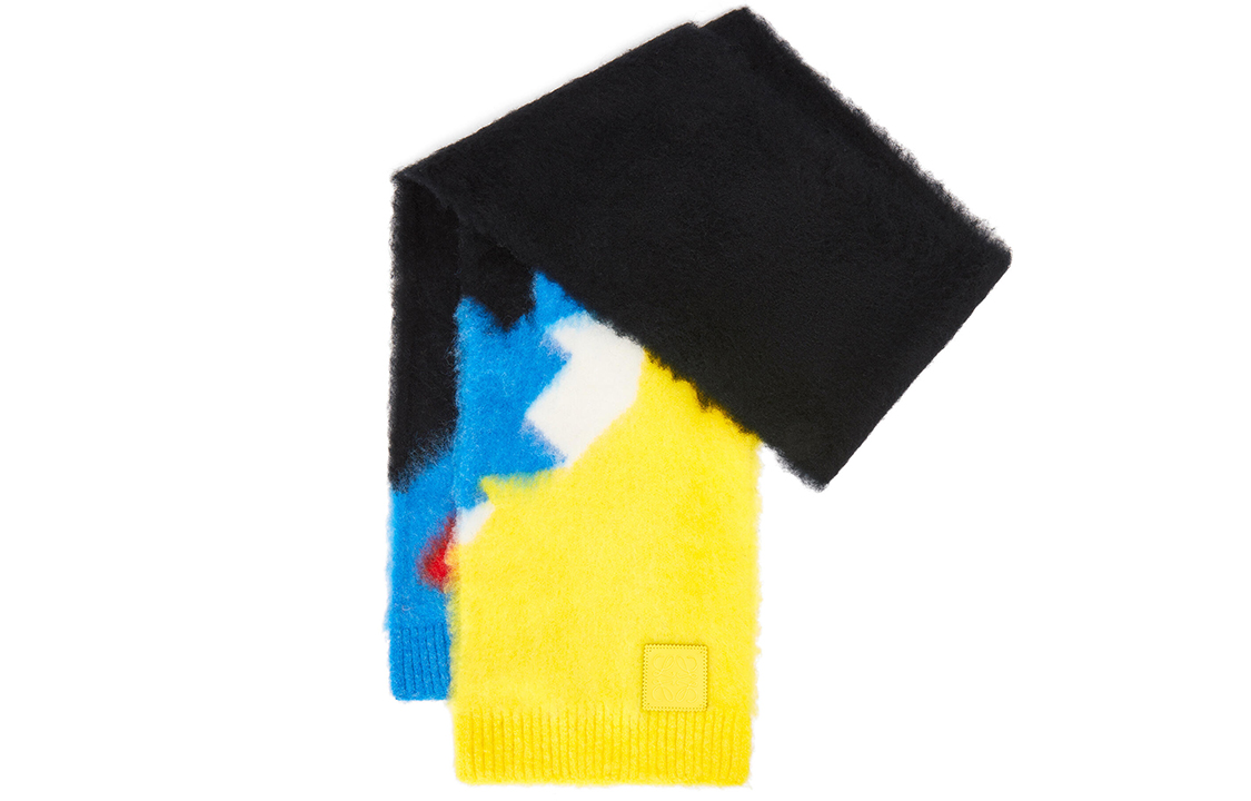 LOEWE Embroidered Knit Scarf. F655257X18-1489