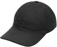 LOEWE Embroidered Logo Cotton Baseball Cap Black Unisex Couples Style. K820358X36 LOEWE Embroidered Logo Cotton Baseball Cap Black Unisex Couples Style. K820358X36