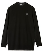 LOEWE Embroidered Small Logo Wool Sweater for Men - Black H526333XA1-1114 LOEWE Embroidered Small Logo Wool Sweater for Men - Black H526333XA1-1114