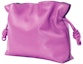 Order LOEWE Flamenco Clutch Kulit Nappa Ungu Cerah