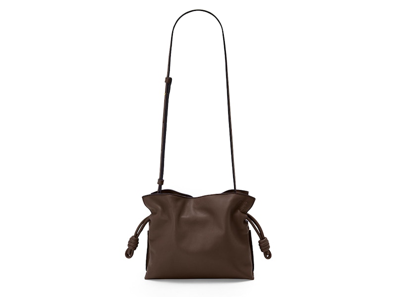 Order Kopling LOEWE Flamenco Kulit Nappa Cokelat