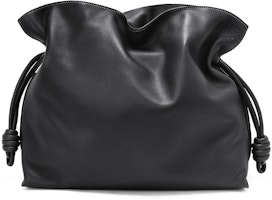 LOEWE Flamenco Clutch In Nappa Calfskin Large Black LOEWE Flamenco Clutch In Nappa Calfskin Large Black