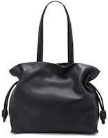 Lookbook Cartera LOEWE Flamenco de Piel Nappa Grande Negra.