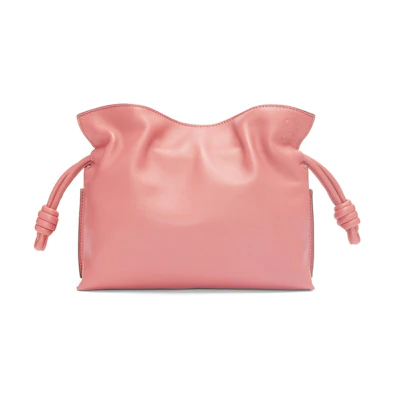 LOEWE Flamenco Clutch In Nappa Calfskin Mini Peach Bloom