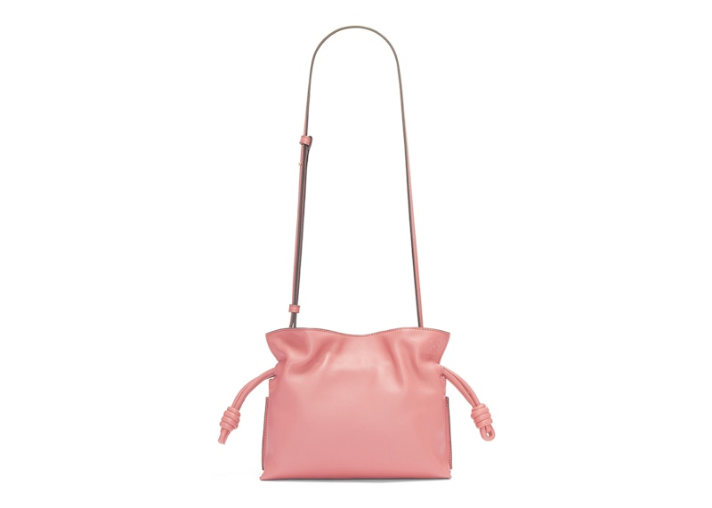Lookbook Loewe Flamenco Clutch Kulit Nappa Mini Peach Bloom