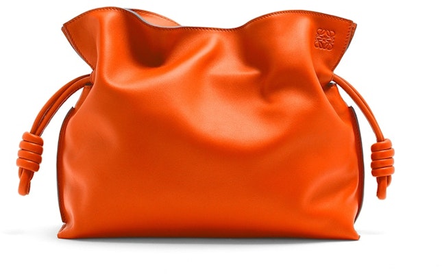 Clutch LOEWE Flamenco Kulit Anak Sapi Nappa Oranye Buy Clutch LOEWE Flamenco Kulit Anak Sapi Nappa Oranye