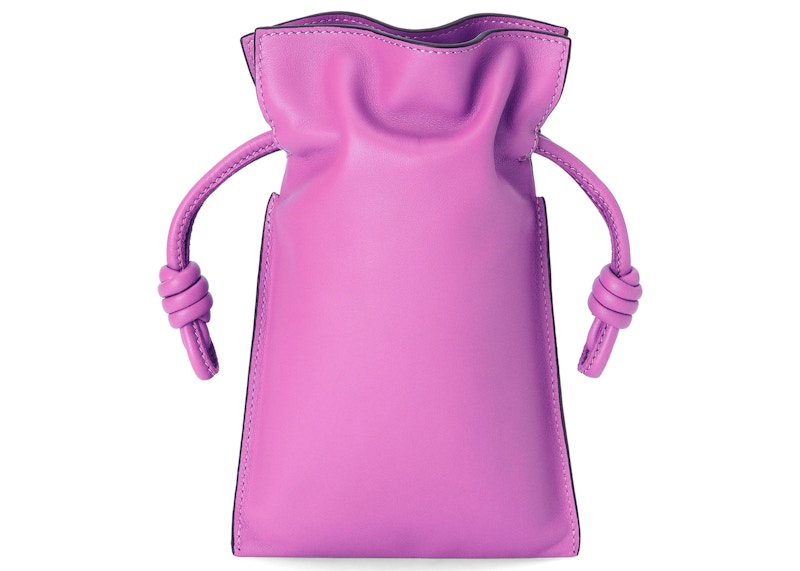 Order 로에베 플라멩코 포켓 나파 가죽 비비드 퍼플 
