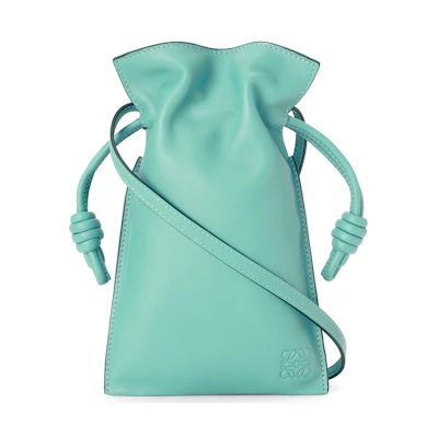 LOEWE Flamenco Pocket in Nappa Calfskin Fresh Mint