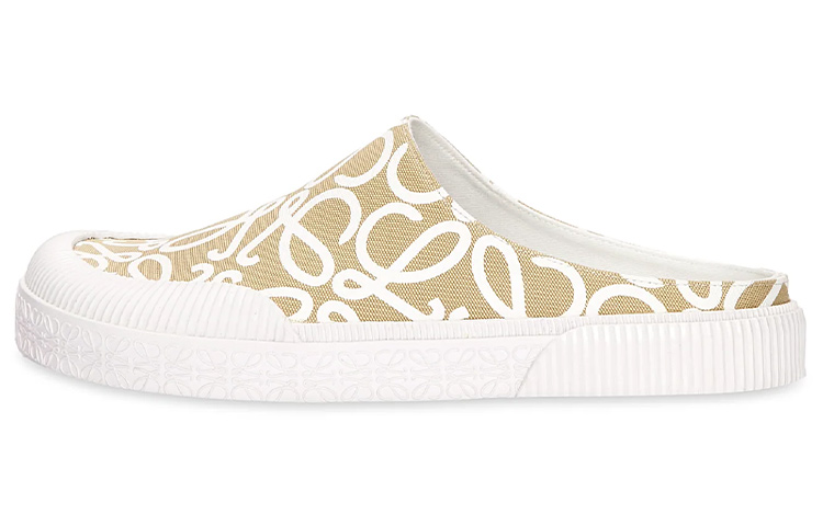 LOEWE Flat Sandal 'Ivory Knit' M616291X06-8806