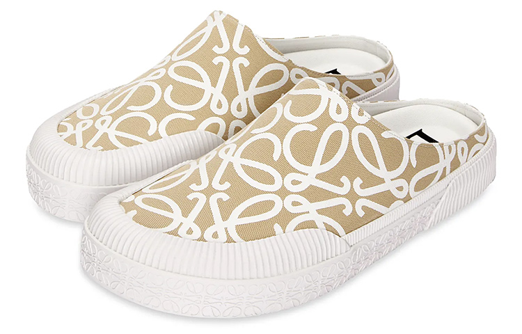 LOEWE Flat Sandal 'Ivory Knit' 圖 3