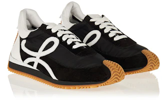 Lookbook LOEWE Flow Runner 防滑耐磨 復古低幫運動休閒鞋 黑白
