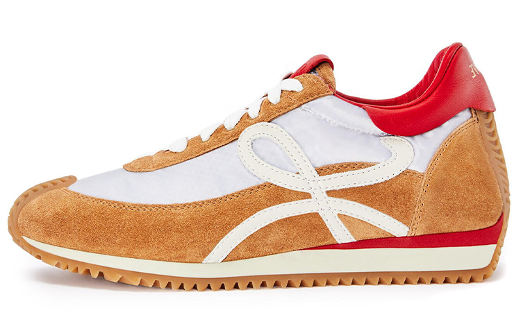 LOEWE Flow RNNR 'Brown White Suede'