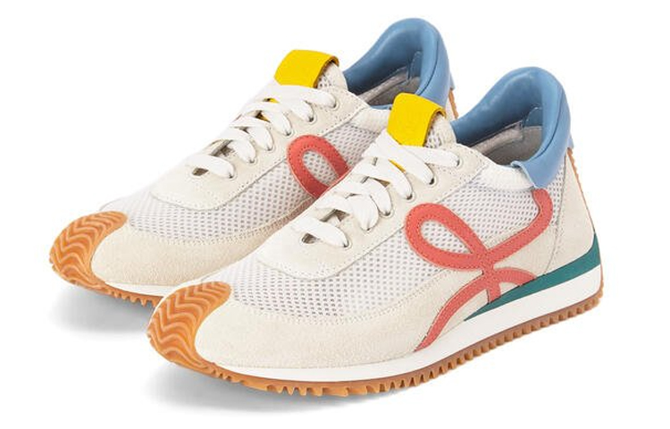 LOEWE Flow RNNR 'Mesh and Suede White' 圖 2