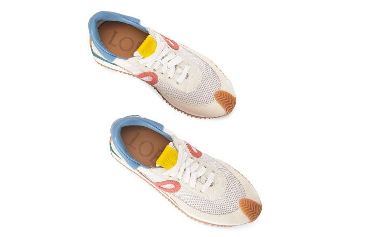 LOEWE Flow RNNR 'Mesh and Suede White' 圖 3