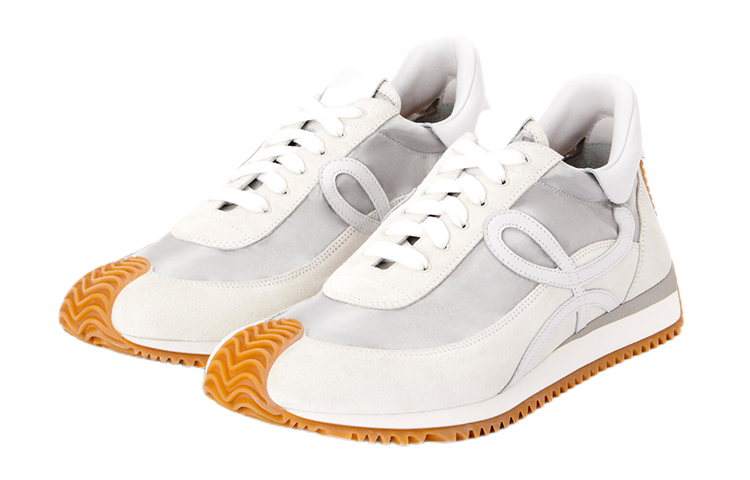Order LOEWE Flow Runner ''Silber Weiß'' Sneakers M816282X50-9382
