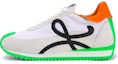 Buy 로에베 플로우 러너 "화이트 오렌지 그린" M816282X34-2687