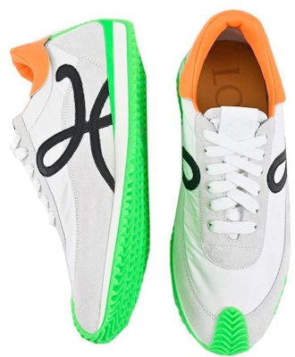 로에베 플로우 러너 "화이트 오렌지 그린" M816282X34-2687 Lookbook 로에베 플로우 러너 "화이트 오렌지 그린" M816282X34-2687