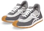 Shop LOEWE Flow Runner Rendah Perak Kelabu Getah M816282X49-1403