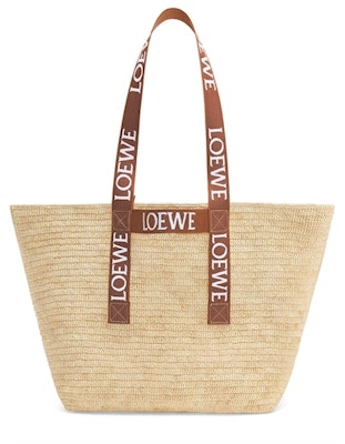 LOEWE 拉菲草自然色/棕色折疊購物袋 Buy LOEWE 拉菲草自然色/棕色折疊購物袋