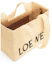 Order LOEWE Tote Medium Depan Raffia Semulajadi