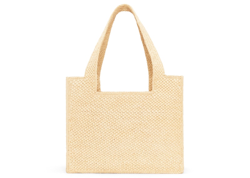 LOEWE Front Tote Medium Raffia Natural 圖 3