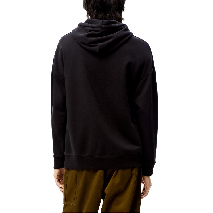 Sizing LOEWE FW21 Anagram 皮革貼標連帽衫 黑色 秋季 H526Y25J12-1100