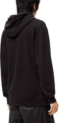 LOEWE FW21 Black Cotton Hoodie with Circular Print Design. H526Y25X01-1100 Purchase LOEWE FW21 Black Cotton Hoodie with Circular Print Design. H526Y25X01-1100