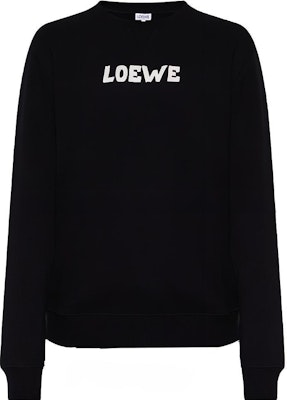 LOEWE 2021秋冬黑色刺绣Logo圆领卫衣. H526Y24J18-1100 Buy LOEWE 2021秋冬黑色刺绣Logo圆领卫衣. H526Y24J18-1100