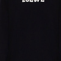 LOEWE 2021秋冬黑色刺绣Logo圆领卫衣. H526Y24J18-1100 Sizing LOEWE 2021秋冬黑色刺绣Logo圆领卫衣. H526Y24J18-1100