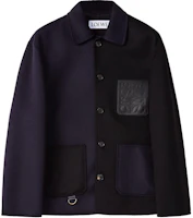 LOEWE FW21 Casual Button-Up Jacket Navy Blue H526Y02W11-5197 LOEWE FW21 Casual Button-Up Jacket Navy Blue H526Y02W11-5197