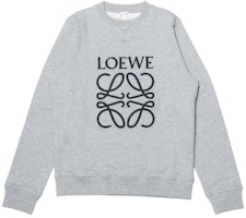 LOEWE 2021秋冬灰色刺绣Logo套头卫衣. H6169410OF-1120 Order LOEWE 2021秋冬灰色刺绣Logo套头卫衣. H6169410OF-1120