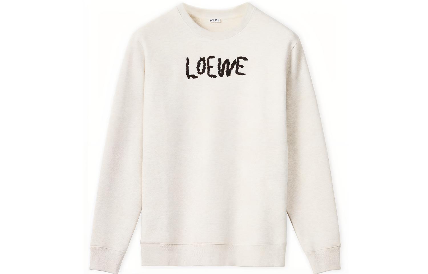LOEWE FW21 Logo Crewneck Sweatshirt Men’s Grey H526Y24J14-1120
