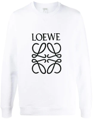 Sudadera Blanca de Hombre con Logo LOEWE FW21 de Manga Larga. H6109900CR-2100 Buy Sudadera Blanca de Hombre con Logo LOEWE FW21 de Manga Larga. H6109900CR-2100