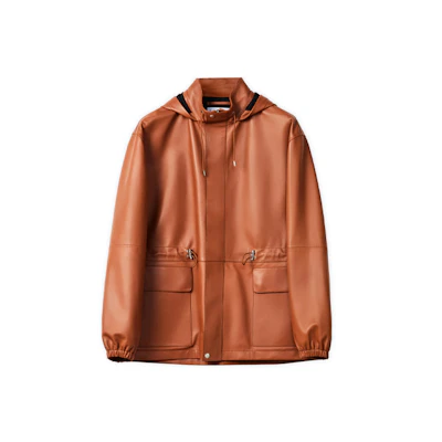 LOEWE FW21 Nappa Leather Hiking Jacket Men’s Brown H526Y19L21-2530