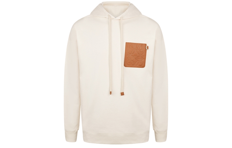 LOEWE FW21 Oversized Cotton Drawstring Hoodie Off-White H526Y25J12-2021