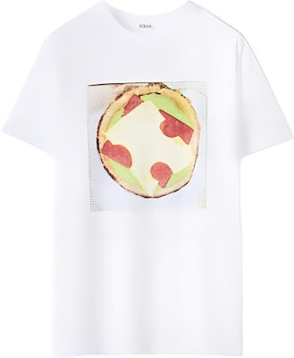 LOEWE FW21 披薩印花純棉圓領T恤 白色 H526Y22J31-2100 Buy LOEWE FW21 披薩印花純棉圓領T恤 白色 H526Y22J31-2100