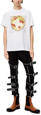 LOEWE FW21 披薩印花純棉圓領T恤 白色 H526Y22J31-2100 Lookbook LOEWE FW21 披薩印花純棉圓領T恤 白色 H526Y22J31-2100