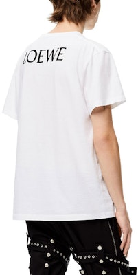 LOEWE FW21 披薩印花純棉圓領T恤 白色 H526Y22J31-2100 Purchase LOEWE FW21 披薩印花純棉圓領T恤 白色 H526Y22J31-2100
