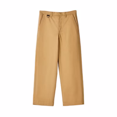 LOEWE FW21 Solid Color Cargo Pants Beige. H526Y04W40-2140