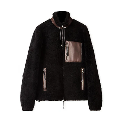 LOEWE FW21 Wool Casual Jacket Outerwear Black H526Y19L24-1103