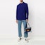 Lookbook LOEWE 2021秋冬羊毛长袖毛衣 - 深蓝色 H3109440SM-5110