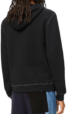 ロエベ FW22 ブラック 刺繍ロゴ オーバーサイズ フーディー H526Y25X02-1100 Purchase ロエベ FW22 ブラック 刺繍ロゴ オーバーサイズ フーディー H526Y25X02-1100