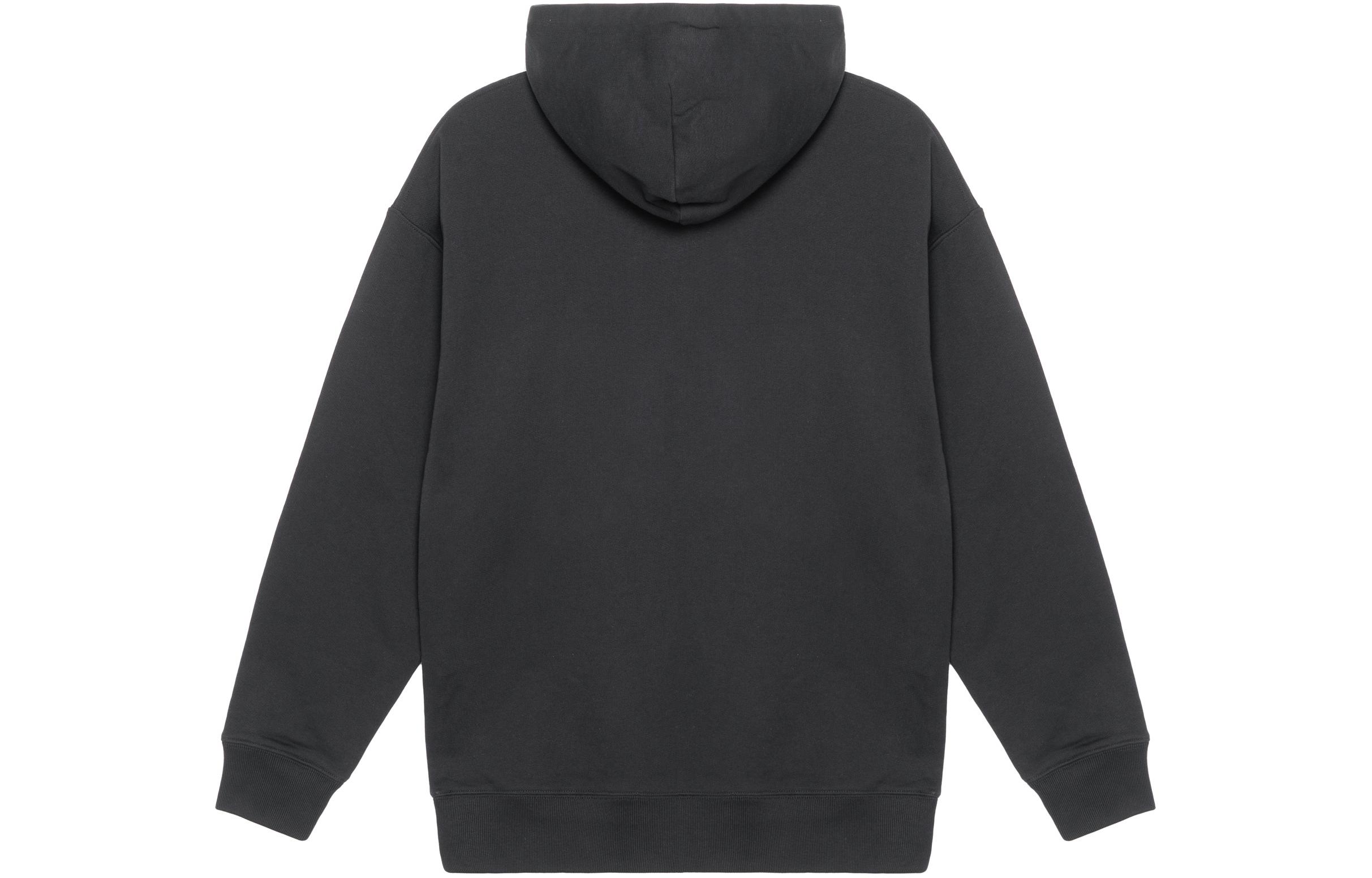 Lookbook LOEWE FW22 黑色純色Logo抽繩連帽衫. H526Y25X21-1100