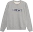 Buy LOEWE FW22 Baju Crewneck Logo Sulaman Kelabu Abu-Abu. H526Y24J26-1440