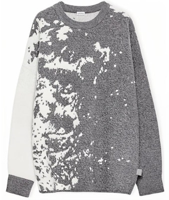 로에베 FW22 그레이 화이트 그래픽 인타르시아 울 스웨터. H526Y14KDI-1122 Buy 로에베 FW22 그레이 화이트 그래픽 인타르시아 울 스웨터. H526Y14KDI-1122