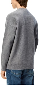 LOEWE FW22 Kelabu Baju Wool dengan Rekaan Cetakan Hati Solid. H526Y14KCJ-1440 Purchase LOEWE FW22 Kelabu Baju Wool dengan Rekaan Cetakan Hati Solid. H526Y14KCJ-1440