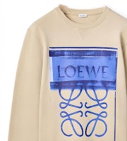 LOEWE FW22 標誌印花棉質圓領長袖衛衣 岩灰色 H526Y24X11-1250 Details for LOEWE FW22 標誌印花棉質圓領長袖衛衣 岩灰色 H526Y24X11-1250